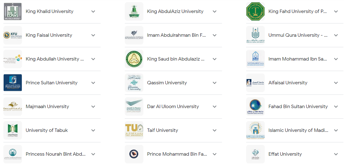 ksa universities scholarships