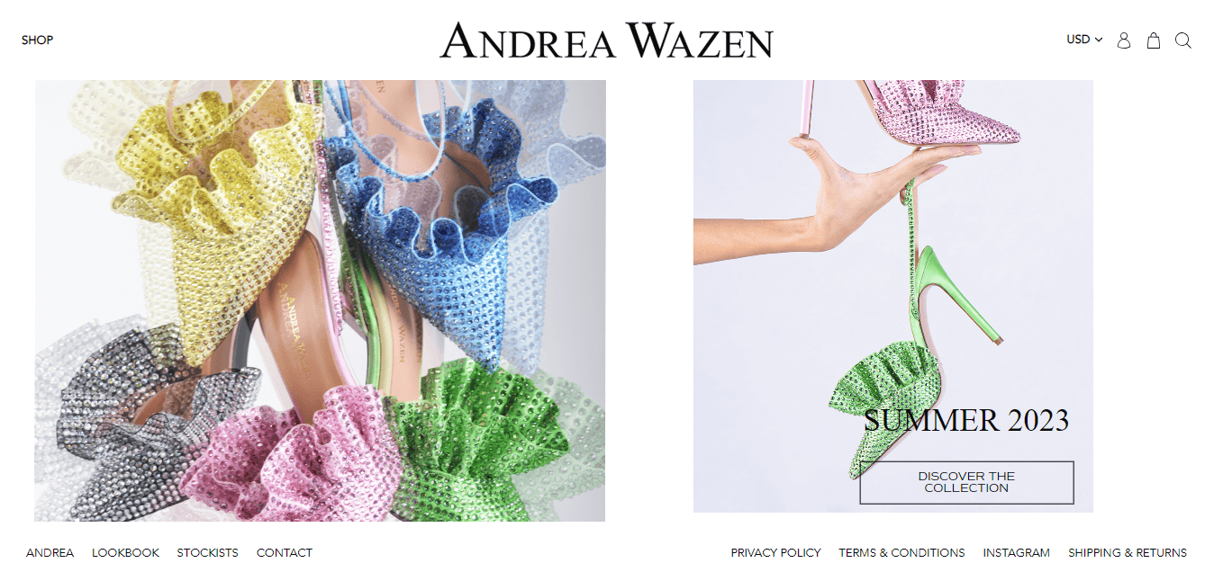 andrea wazen website